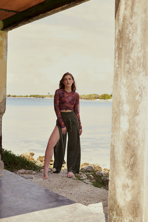 Knot Pants Olive