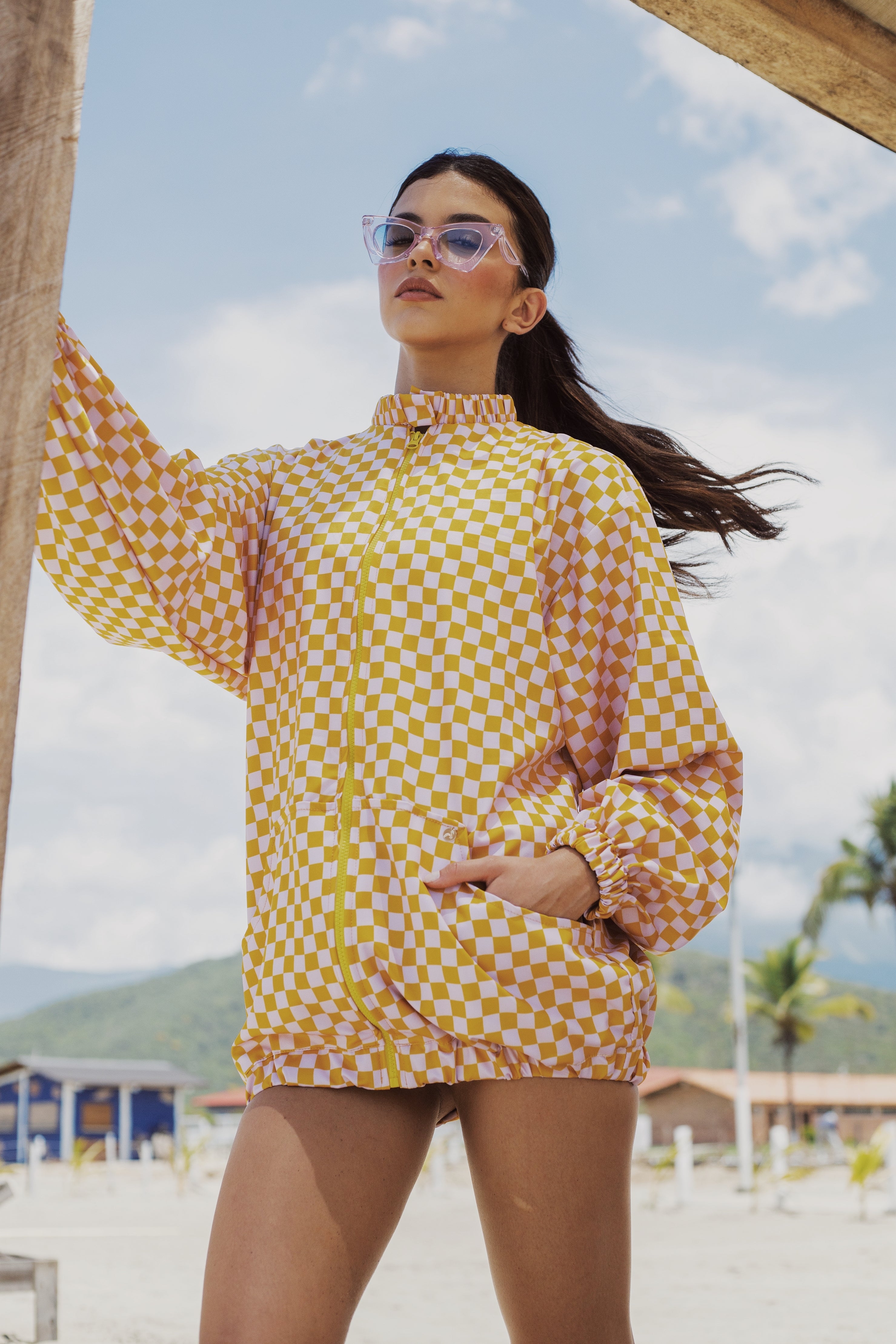 Berta Jacket Squares