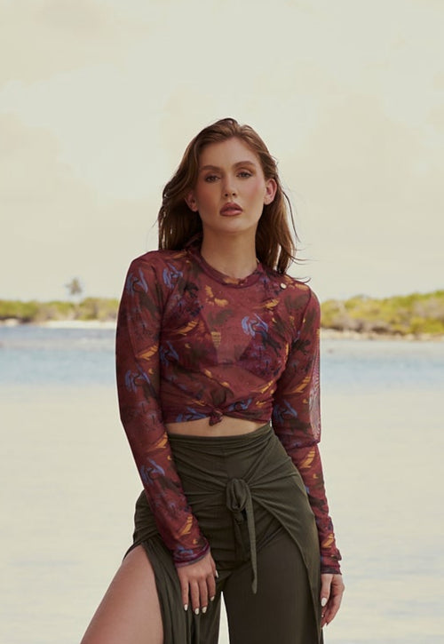 Antigua Sofia Shirt Carrao Guava