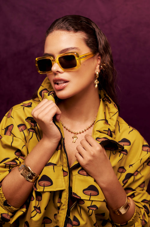 Vera Jacket Shrooms Pistacho