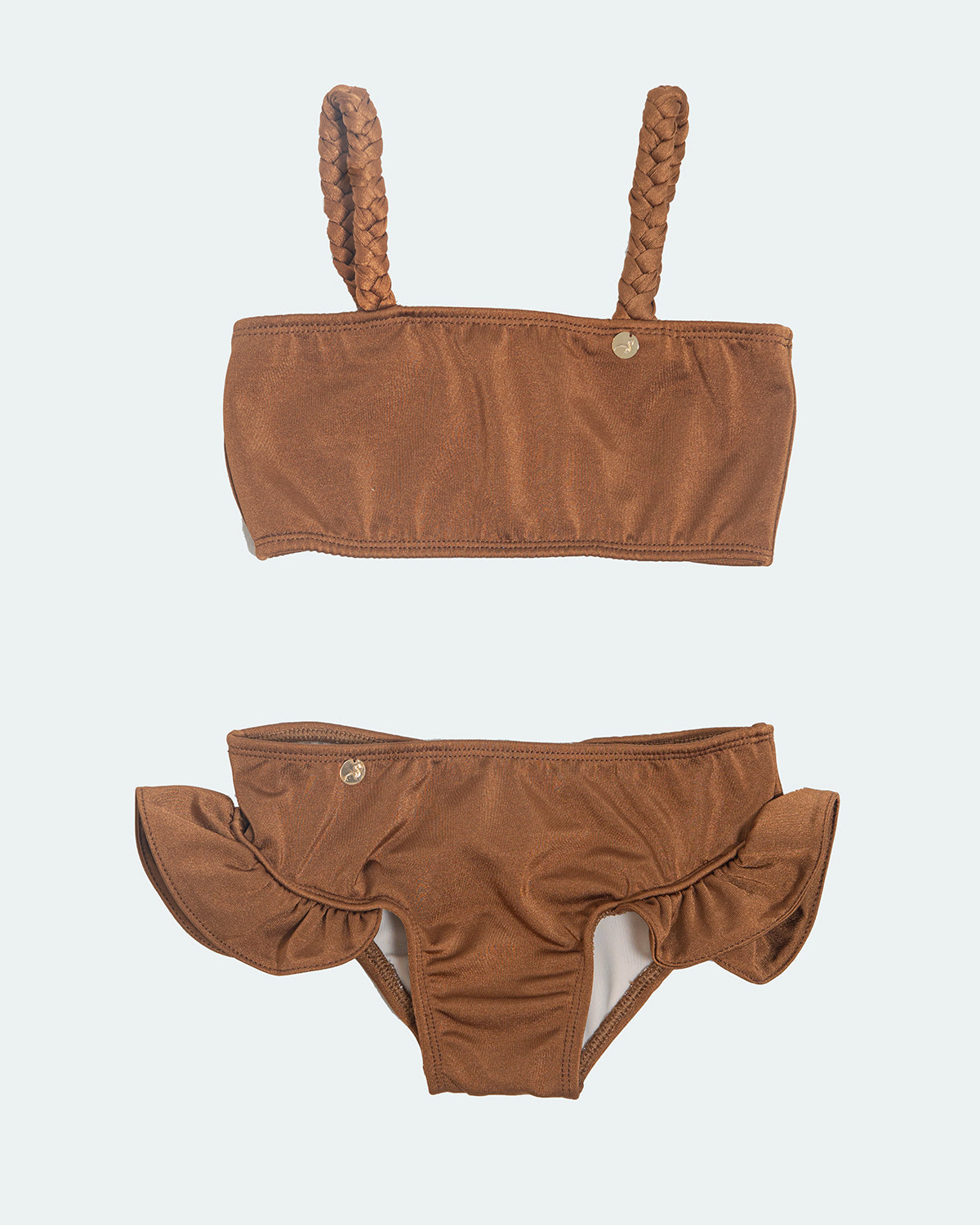 Paulina Braids Mini Bikini Burnt Orange