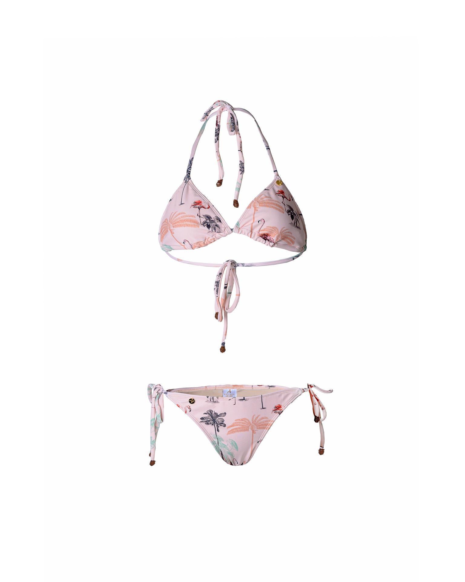 Aneessa Bikini Flamingos Aqua
