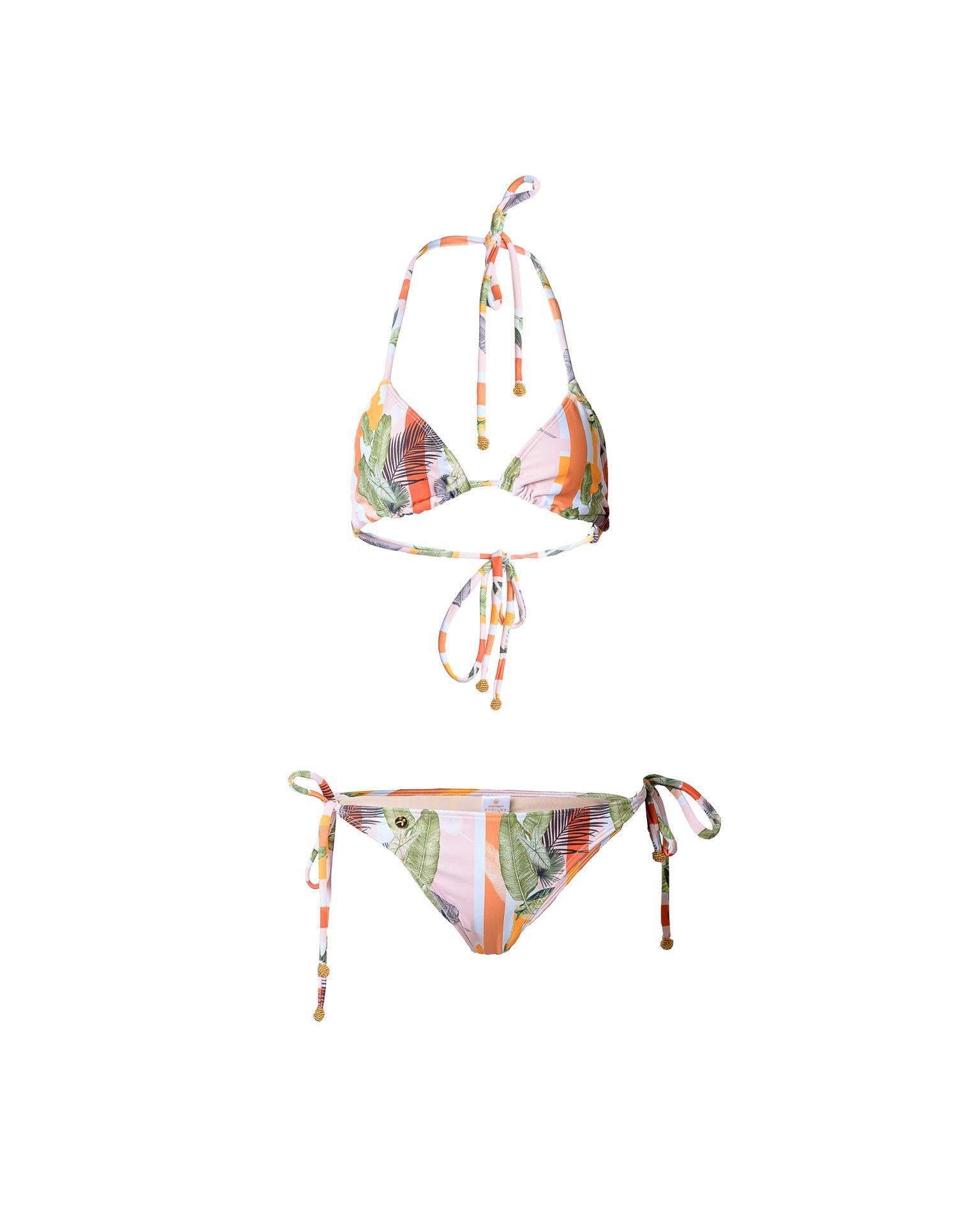 Aneessa Bikini Palms Stripes