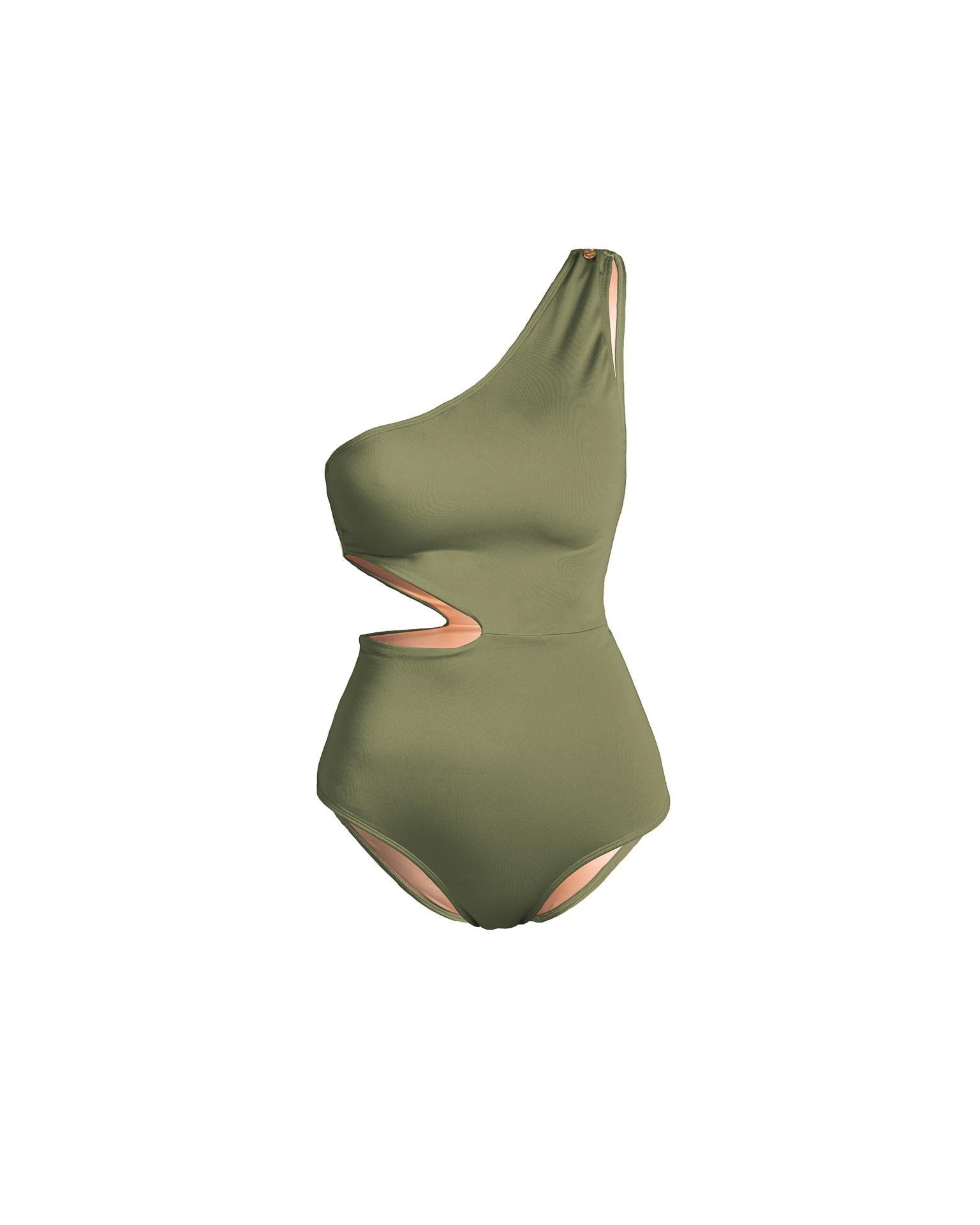 Eva One Piece Swimsuit Olive