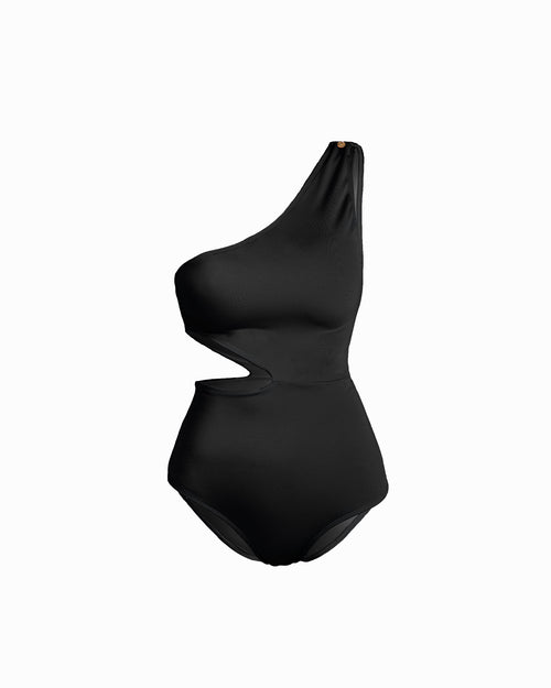 Eva One Piece Swimsuit Black