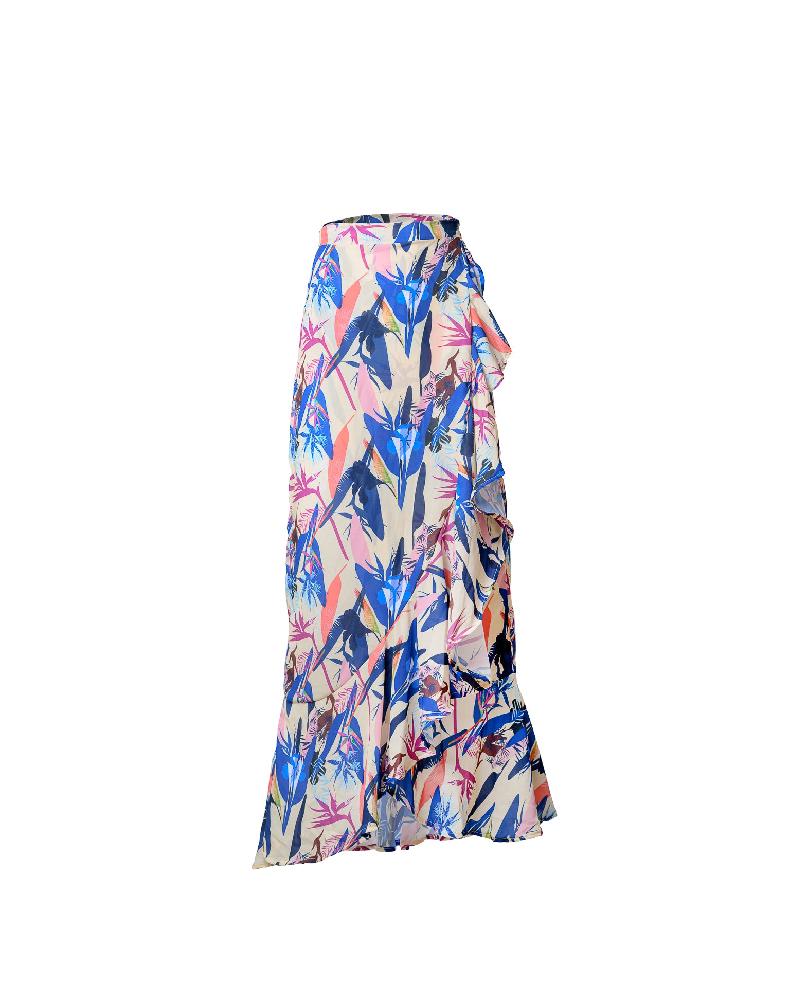 Antigua Skirt Maxi Lola Flowers in Purple