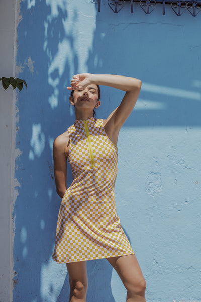 Paola Tennis Dress Squares