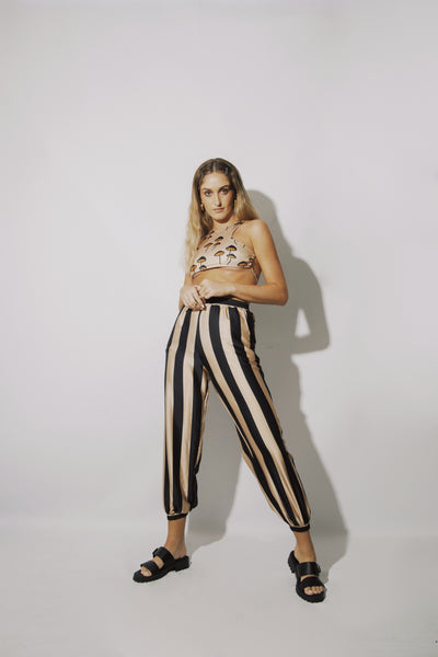 Jogger Silk  Stripes B&N