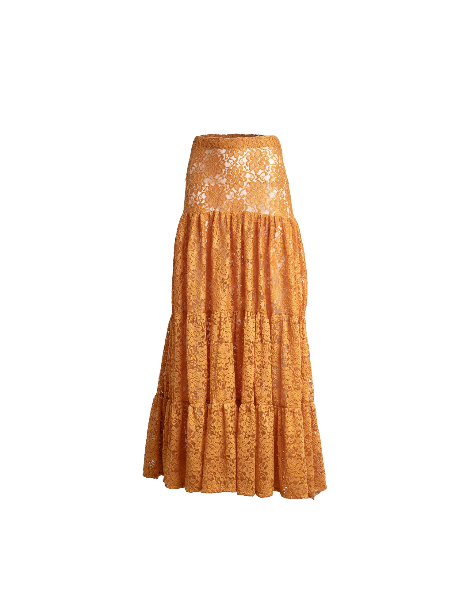 Antigua Skirt Macarena Mustard Lace