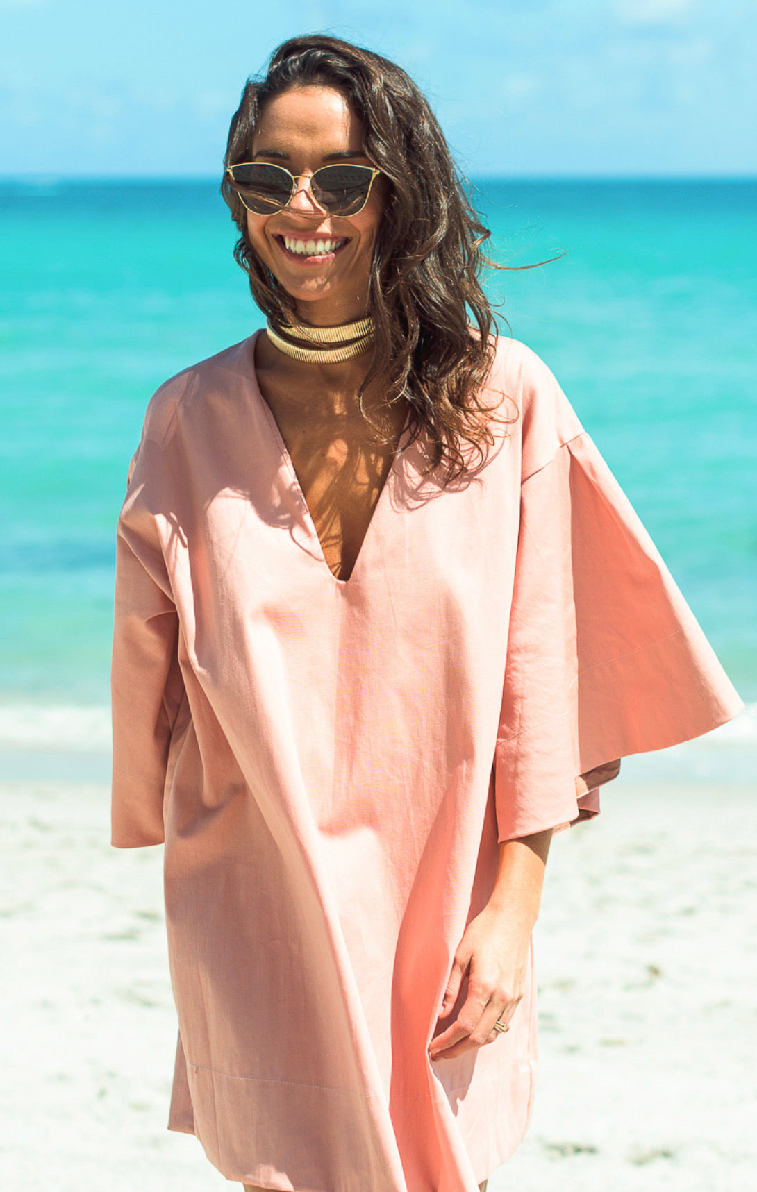 Antigua Dress Caro in Pink